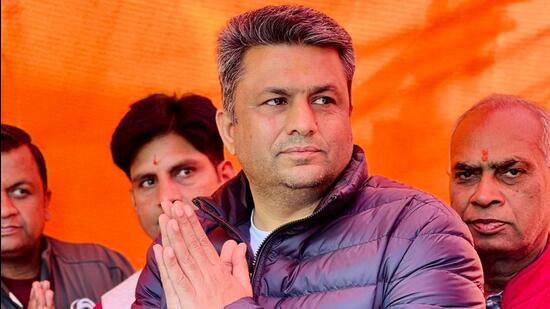 Sanjeev Vashisht’s name was in BJP’s list of 27 candidates declared on Thursday. (HT Photo)