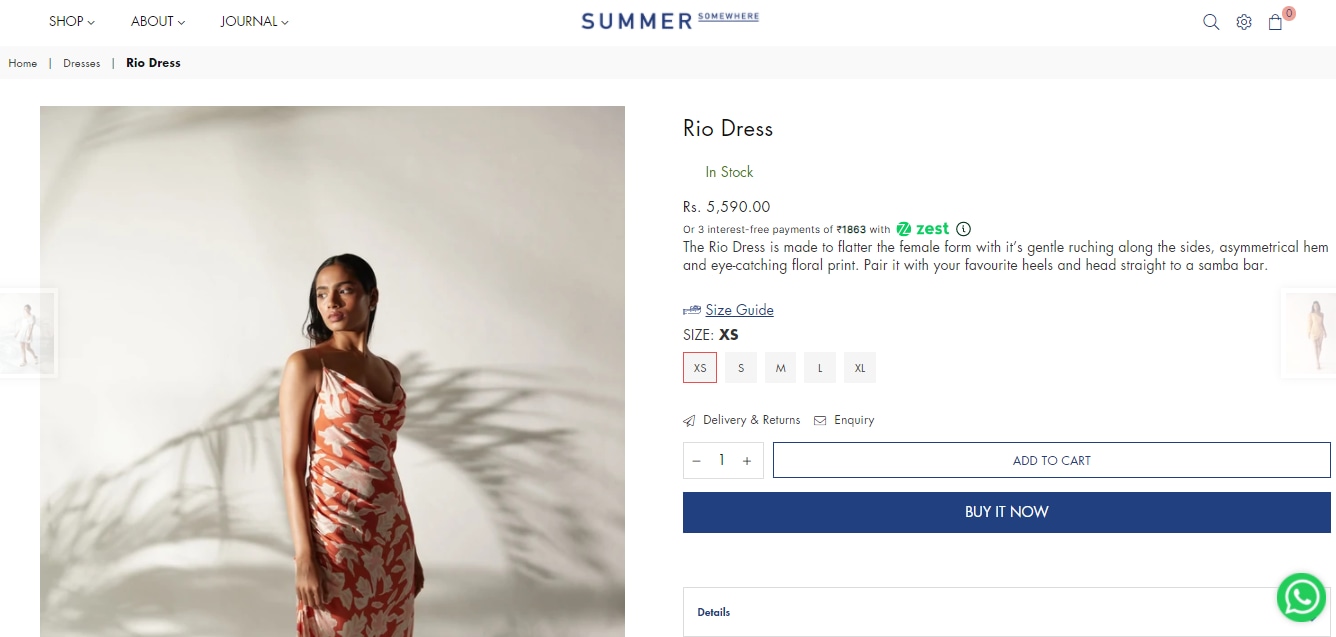 Amyra Dastur's maxi gown from Summer Somewhere&nbsp;(summersomewhereshop.com)