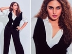 Huma Qureshi has started promoting her upcoming web series Mithya. For a recent promotional event, the actor kept it simple yet trendy in a black and white outfit.(Instagram/@iamhumaq) Huma Qureshi has started promoting her upcoming web series Mithya. For a recent promotional event, the actor kept it simple yet trendy in a black and white outfit.(Instagram/@iamhumaq)