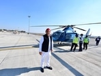 “I was in the chopper for over 2 hours. I am hoping that EC looks into it,” said Akhilesh Yadav after Delhi airport official said that high air traffic was the reason behind the chopper delay incident.(Twitter/@yadavakhilesh)