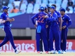 Indian players in action during U19 World Cup.(Twitter/BCCI) Indian players in action during U19 World Cup.(Twitter/BCCI)
