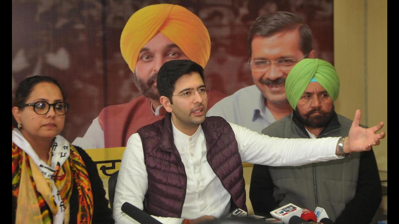 AAP pitches Raghav Chadha to campaign for party nominee from Amritsar ...