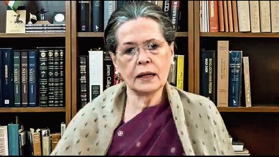 Congress’s president Sonia Gandhi sought opinion from all participants on picking issues. She also said that leader of the Opposition in the Rajya Sabha, Mallikarjun Kharge, will coordinate with other like-minded parties. (ANI) Congress’s president Sonia Gandhi sought opinion from all participants on picking issues. She also said that leader of the Opposition in the Rajya Sabha, Mallikarjun Kharge, will coordinate with other like-minded parties. (ANI)