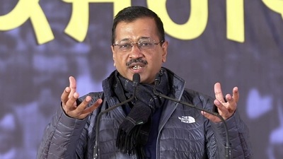 Aam Aadmi Party (AAP) leader Arvind Kejriwal. (ANI)