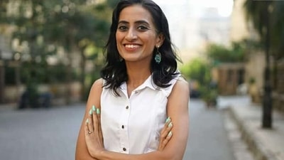 Vineeta Singh, co-founder and CEO of Sugar Cosmetics, appears on the reality TV show Shark Tank India. Vineeta Singh, co-founder and CEO of Sugar Cosmetics, appears on the reality TV show Shark Tank India.