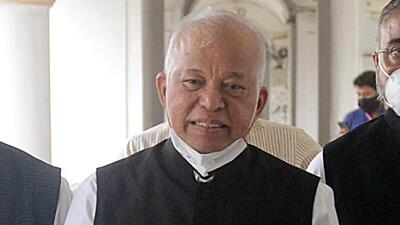 Former Goa chief minister Luizinho Faleiro on Friday announced his withdrawal as TMC’s candidate from Fatorda constituency for the February 14 assembly elections. (ANI) Former Goa chief minister Luizinho Faleiro on Friday announced his withdrawal as TMC’s candidate from Fatorda constituency for the February 14 assembly elections. (ANI)