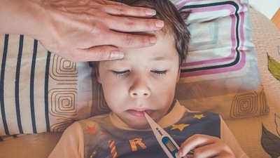 As hospitalizations of children across the globe witness an overall increase as Covid-19 pandemic rages on, it's important to pay attention to the warning signs of severe disease in your child. While cough, cold, sore throat, fatigue are signs of mild disease, if your kid has high fever for more than three days, is showing respiratory distress or becoming lethargic, you should immediately consult a doctor. Ayurveda expert Dr Nitika Kohli shared warning signs of severe disease in children in her Instagram post. (Pixabay) As hospitalizations of children across the globe witness an overall increase as Covid-19 pandemic rages on, it's important to pay attention to the warning signs of severe disease in your child. While cough, cold, sore throat, fatigue are signs of mild disease, if your kid has high fever for more than three days, is showing respiratory distress or becoming lethargic, you should immediately consult a doctor. Ayurveda expert Dr Nitika Kohli shared warning signs of severe disease in children in her Instagram post. (Pixabay)