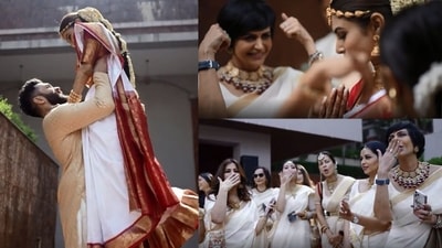 Mouni Roy has shared a beautiful wedding video from her nuptials. Mouni Roy has shared a beautiful wedding video from her nuptials. 