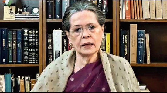 Congress’s president Sonia Gandhi sought opinion from all participants on picking issues. She also said that leader of the Opposition in the Rajya Sabha, Mallikarjun Kharge, will coordinate with other like-minded parties. (ANI) Congress’s president Sonia Gandhi sought opinion from all participants on picking issues. She also said that leader of the Opposition in the Rajya Sabha, Mallikarjun Kharge, will coordinate with other like-minded parties. (ANI)