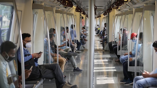 The Delhi Metro. (Photo: Sanchit Khanna/HT)