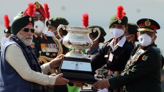 PM Modi also mentioned that in the last two years, over one lakh new NCC cadets were added in border areas.(ANI)