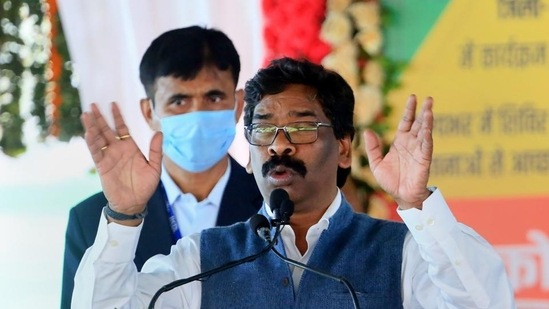 Jharkhand chief minister Hemant Soren. (PTI)