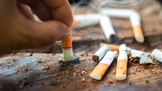 Smoking cigarettes directly affects lungs. Nicotine present in cigarettes is extremely harmful for the lungs.