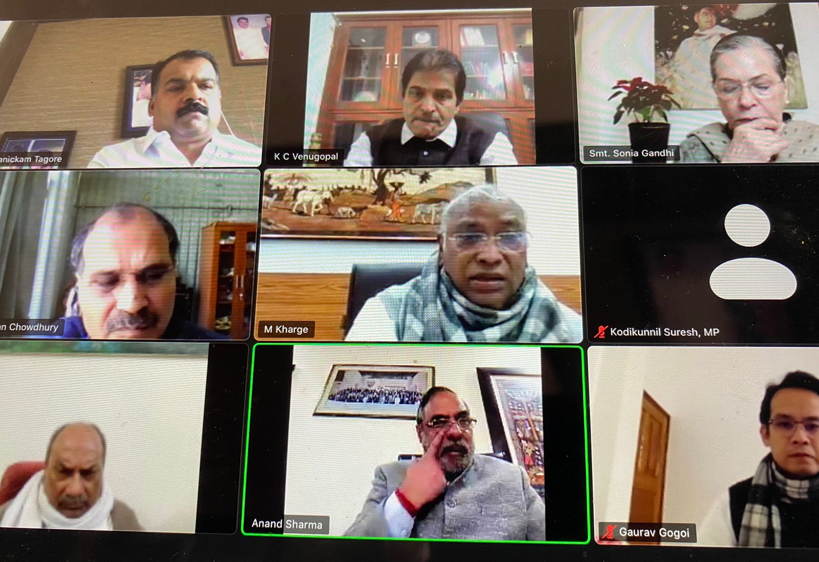 Congress president Sonia Gandhi holds virtual parliamentary strategy group meeting on Friday.