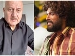 Anupam Kher praised Allu Arjun and the latter has reacted. Anupam Kher praised Allu Arjun and the latter has reacted.