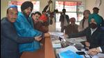 Punjab Pradesh Congress Committee president Navjot Singh Sidhu filing his nomination papers for the Punjab polls in Amritsar. (Sameer Sehgal/HT) Punjab Pradesh Congress Committee president Navjot Singh Sidhu filing his nomination papers for the Punjab polls in Amritsar. (Sameer Sehgal/HT)