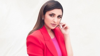 Parineeti Chopra slays uber cool boss babe vibes in ₹4k hot chic red pantsuit (Instagram/parineetichopra) Parineeti Chopra slays uber cool boss babe vibes in ₹4k hot chic red pantsuit (Instagram/parineetichopra)