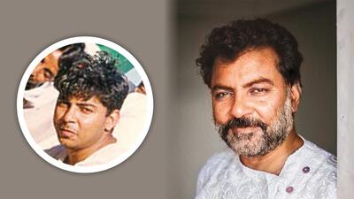 Danish Husain at 22 (inset) and at 50 (above) (Indraneil Sengupta) Danish Husain at 22 (inset) and at 50 (above) (Indraneil Sengupta)