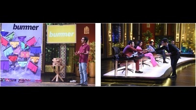 Businesses as varied as his-and-hers underwear and disposable urinal bags were pitched on Season 1 of Shark Tank India. (Photos courtesy Sony Entertainment Television)