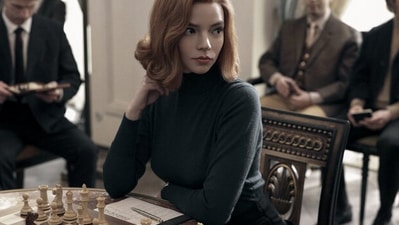 Anya Taylor Joy in a still from the Netflix show The Queen's Gambit.
