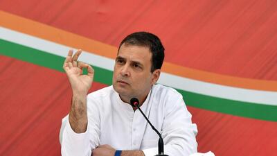 New Delhi, Jan 21 (ANI): Congress leader Rahul Gandhi addresses the press at the launch of the Youth Manifesto for the Uttar Pradesh Assembly elections, at party headquarters, in New Delhi on Friday. (ANI Photo/Rahul Singh) (Rahul Singh) New Delhi, Jan 21 (ANI): Congress leader Rahul Gandhi addresses the press at the launch of the Youth Manifesto for the Uttar Pradesh Assembly elections, at party headquarters, in New Delhi on Friday. (ANI Photo/Rahul Singh) (Rahul Singh)