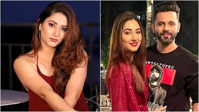 Bade Achhe Lagte Hain 2 actor Disha Parmar keeps her fans updated with regular posts on social media. The television star is currently essaying the role of Priya Kapoor on the TV show, but she always takes out time from her busy schedule to share pictures and videos with her Instagram family. Recently, she posted several photos of herself wearing a wine red dress and looking absolutely stunning. Her minimalistic beauty left fans swooning, including her husband, Rahul Vaidya. (Instagram/@dishaparmar) Bade Achhe Lagte Hain 2 actor Disha Parmar keeps her fans updated with regular posts on social media. The television star is currently essaying the role of Priya Kapoor on the TV show, but she always takes out time from her busy schedule to share pictures and videos with her Instagram family. Recently, she posted several photos of herself wearing a wine red dress and looking absolutely stunning. Her minimalistic beauty left fans swooning, including her husband, Rahul Vaidya. (Instagram/@dishaparmar)