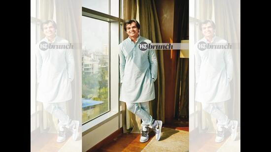 Neeraj says he doesn’t follow cricket much, but he had heard a lot about Rishabh Pant; Kurta by Arjun Kilachand; Shoes by Nike (Nimish Jain) Neeraj says he doesn’t follow cricket much, but he had heard a lot about Rishabh Pant; Kurta by Arjun Kilachand; Shoes by Nike (Nimish Jain)