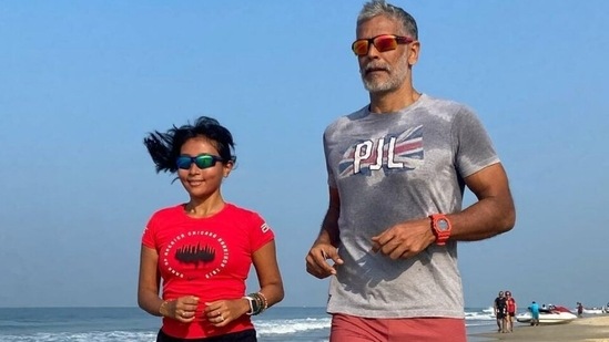 Ankita Konwar kickstarts fitness routine with morning run on Assam and Meghalaya hills, Milind Soman reacts