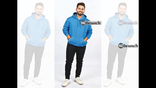 Rishabh says he keeps a level head all the time; Hoodie by Zara; T-shirt by No Grey Area; Pants by The Pant Project; Shoes by Alexander McQueen (Nimish Jain) Rishabh says he keeps a level head all the time; Hoodie by Zara; T-shirt by No Grey Area; Pants by The Pant Project; Shoes by Alexander McQueen (Nimish Jain)