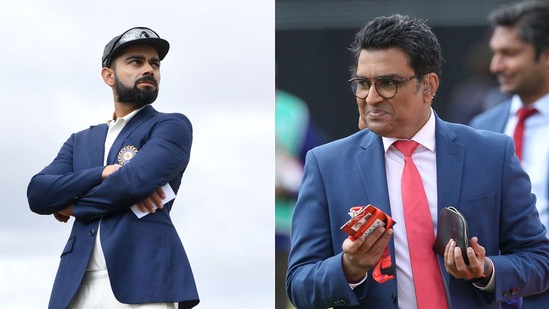 Virat Kohli; Sanjay Manjrekar (Getty Images)