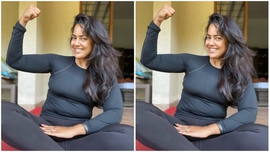 'It's only you against you': Sameera Reddy's fitness mantra is for every day(Instagram/@reddysameera)