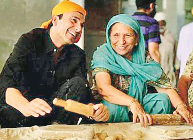 Vikas has done a series on the sacred kitchens of India, trying to show how food and faith are inextricably woven together Vikas has done a series on the sacred kitchens of India, trying to show how food and faith are inextricably woven together