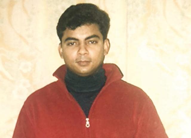 Danish back in 1998 at his Delhi residence Danish back in 1998 at his Delhi residence