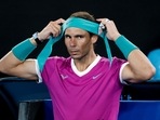 Spain's Rafael Nadal during his semi final match against Italy's Matteo Berrettini
