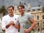File photo of Roger Federer (L) with Rafael Nadal.(REUTERS)