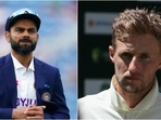 Virat Kohli (L) and Joe Root.