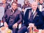 Salman Khan and John Travolta were honoured at an awards show in Saudi Arabia.
