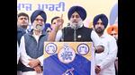 SAD president Sukhbir Singh Badal said chief minister Charanjit Singh Channi was afraid of losing from Chamkaur Sahib since the ‘illegal sand mining exposure’, prompting the party to field him from Bhadaur segment as well. (HT File)