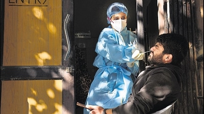 On Sunday, 57,686 samples were tested for the disease and so far, 34,857,713 tests have been conducted in Delhi.