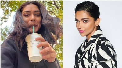 Mrunal Thakur reacted to a post about Deepika Padukone's outfit. Mrunal Thakur reacted to a post about Deepika Padukone's outfit.
