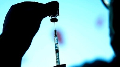 A dose of a Pfizer Covid-19 vaccine is prepared at children's hospital. (AP) A dose of a Pfizer Covid-19 vaccine is prepared at children's hospital. (AP)
