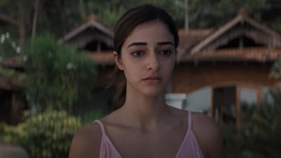 Ananya Panday in a still from Gehraiyaan.