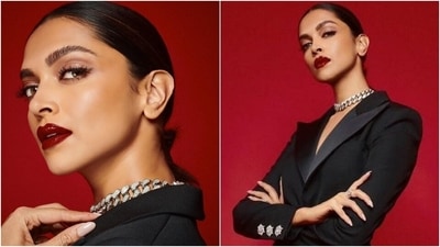 Deepika Padukone in ₹1 lakh mini blazer dress flaunts bold red lips for Gehraiyaan promotions on Bigg Boss 15 Deepika Padukone in ₹1 lakh mini blazer dress flaunts bold red lips for Gehraiyaan promotions on Bigg Boss 15