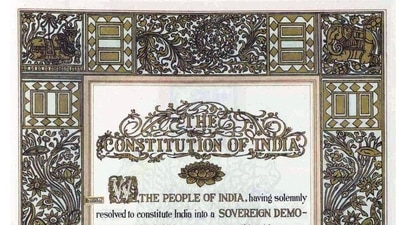 Nehru wanted the entire Constitution to be scribed in handwritten calligraphy in italic and not in a print format. (Representational image) (Agencies)