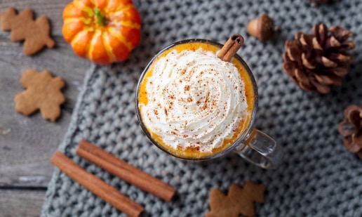Vegan Spicy Pumpkin Cappuccino is perfect winter coffee recipe to enjoy Sunday &nbsp;(Abdul Sahid Khan, Head Trainer)