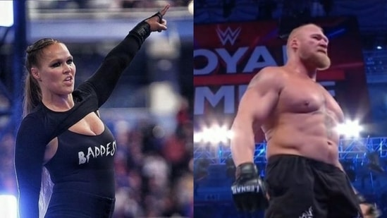 Ronda Rousey books WrestleMania ticket in WWE return, Brock Lesnar loses  against Lashley but wins Royal Rumble 2022 - Hindustan Times