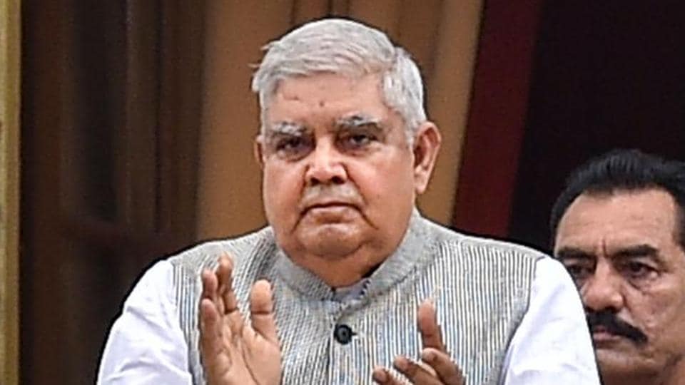File photo of West Bengal governor Jagdeep Dhankhar. (PTI)