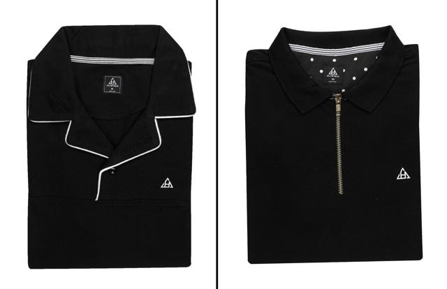 The slim fit polos from HILLTOP POLOS come in an assortment of neck styles including open collars, zippers, and conventional buttons as well as half or full sleeve The slim fit polos from HILLTOP POLOS come in an assortment of neck styles including open collars, zippers, and conventional buttons as well as half or full sleeve