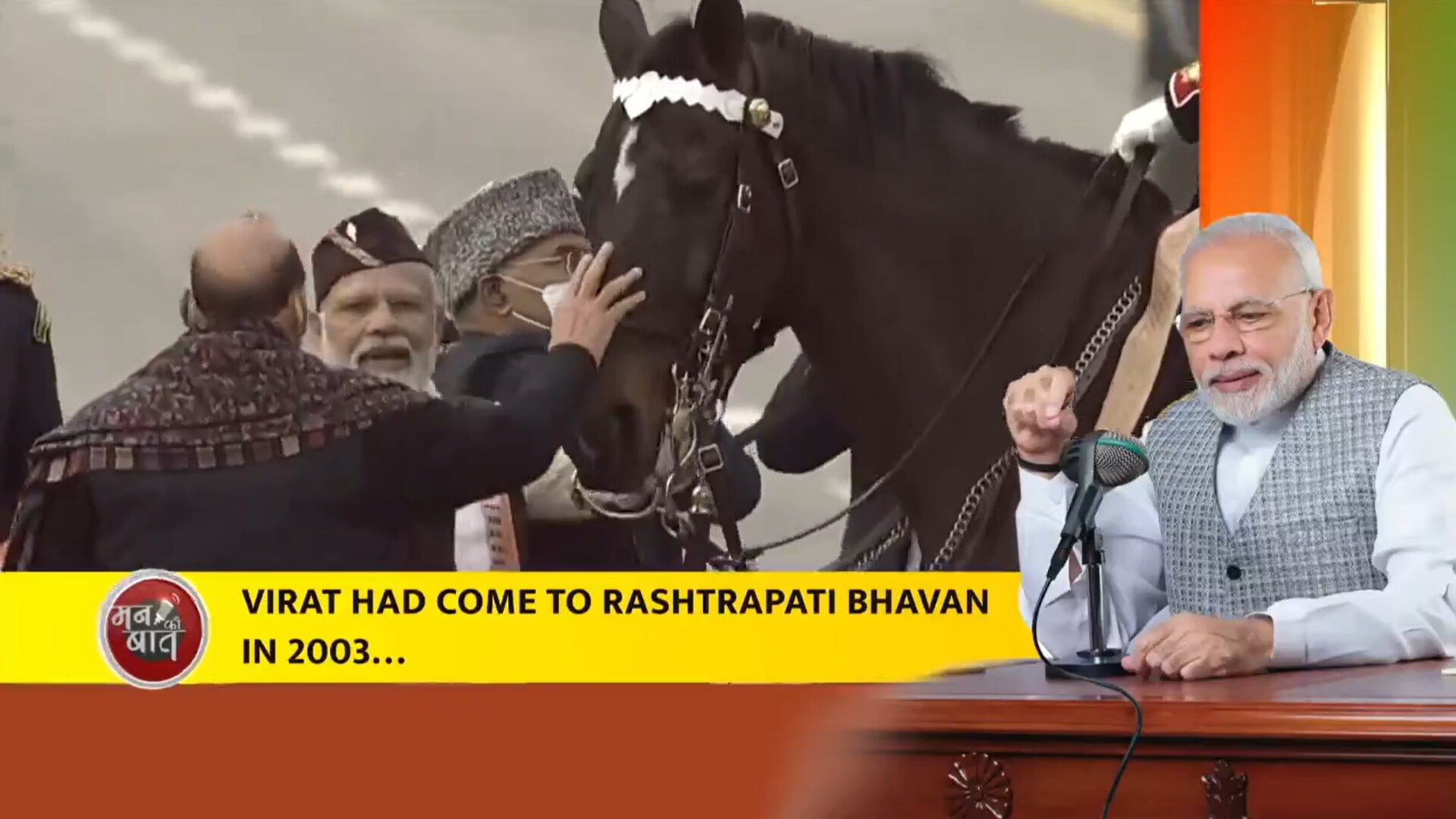 Prime Minister Narendra Modi during his address to the nation on the first episode of this year's ‘Mann Ki Baat’. (Screengrab/Narendra Modi Twitter) Prime Minister Narendra Modi during his address to the nation on the first episode of this year's ‘Mann Ki Baat’. (Screengrab/Narendra Modi Twitter)