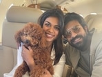 Sreeja Konidela poses with Ram Charan. Sreeja Konidela poses with Ram Charan.